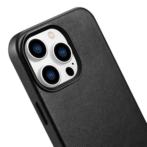 Кожаный чехол iCarer Genuine Leather (MagSafe) для iPhone 14 Pro Max ...