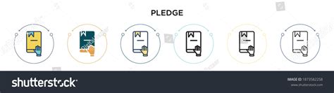 pledge images stock  vectors shutterstock