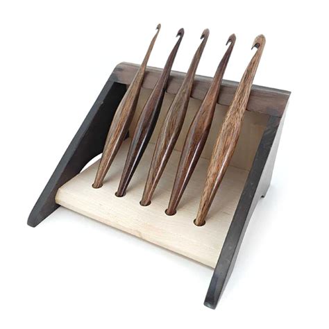Laurel Streamline Wood Crochet Hooks by Furls FiberArts - crochet envy