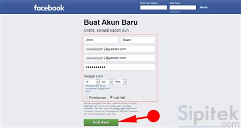 Gambar Membuat Akun Facebook Hingga Siap Pakai Lengkap Buat Gambar Di