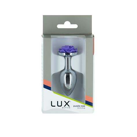 Lux Active Rose Anal Plug Purple