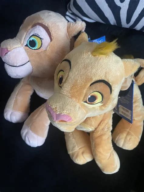 LION KING SIMBA And Nala Plush Disney Store £9.99 - PicClick UK