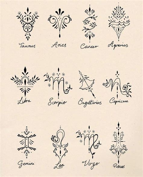 Pin By Claudia S L Pez Benavente On Tatto Horoscope Tattoos