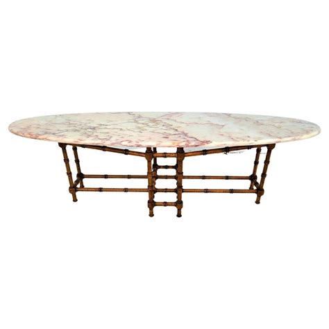 Vintage Baker Faux Bamboo Coffee Table at 1stDibs