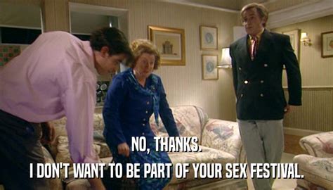 Partridge Cloud No Thanks I Don T Want To Be Part Of Your Sex Festival