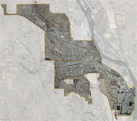 Map of Mandan city