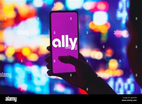 In This Photo Illustration The Ally Bank Logo Is Displayed On A
