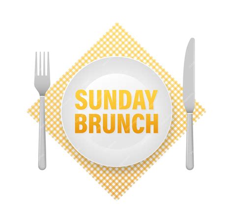 Sunday Brunch Clipart