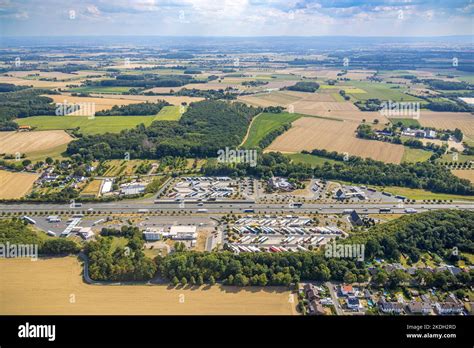 Aerial View Rhynern Freeway Service Station On The A2 Freeway Parking