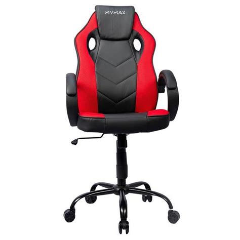 Cadeira Gamer Mx Giratoria Preto Vermelho Mymax Cadeira Gamer