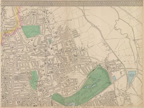George W. Bacon, Victoria Park, Hackney, Dalston & London Fields, 1880