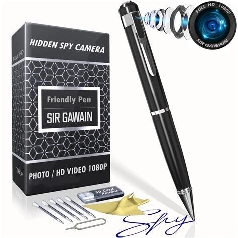 Buy Sirgawain Hidden Spy Camera Pen 1080p Nanny Camera Spy Pen Full