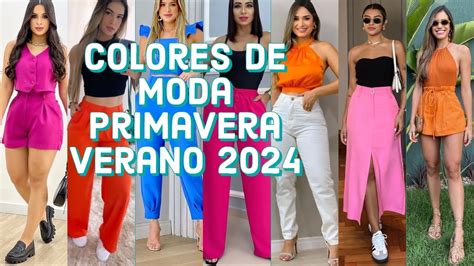 Colores De Moda 2024 🌈 Principales Colores Tendencia Primavera Verano 2024 Youtube