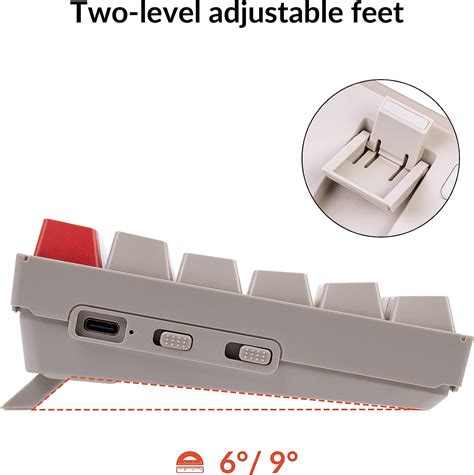 Buy Keychron K Hot Swappable Bluetooth Wireless Mechanical Gaming Keyboard For Mac Layout