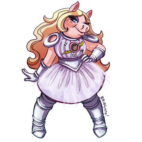 Muppet Collab • Character: Miss Piggy - pigs in space outfit...