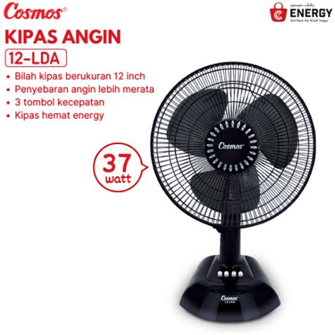 Jual Cosmos Kipas Angin Meja Desk Fan Inch Lda Shopee Indonesia