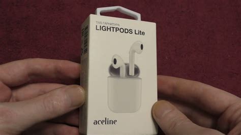 Наушники TWS Aceline LIGTPODS Lite - YouTube