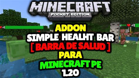 Health Bar Barra De Salud Addon Mod Para Minecraft Pe Best