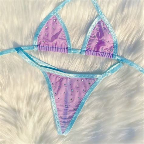 Transparent Micro Bikini Etsy