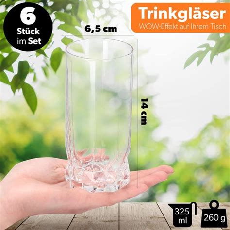 Drinkglazen Set Van Waterglazen Sapglazen Van Glas Glazen Voor