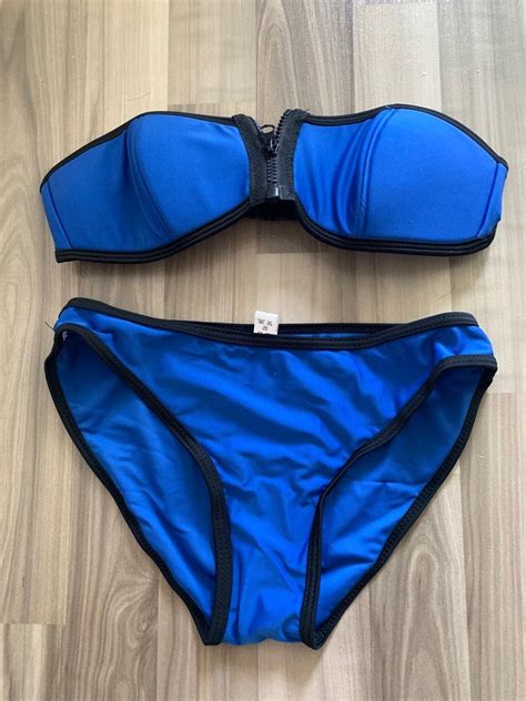 Royal Blue Bikini Set Women S Fashion Swimwear Bikinis Swimsuits On Carousell