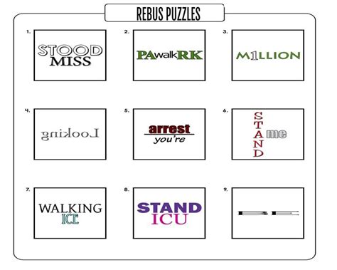 Printable Bible Rebus Puzzles With Answers Free Download And Print