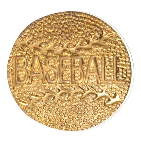 Baseball Chenille Pin Bjs Trophy