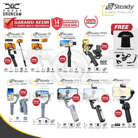 Jual Brica B Steady Bsteady Multi Axis Compact Camera Gimbal