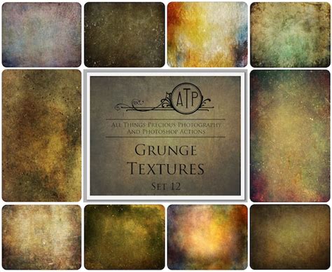 10 Fine Art Textures Grunge Set 12 Digital Download Textured