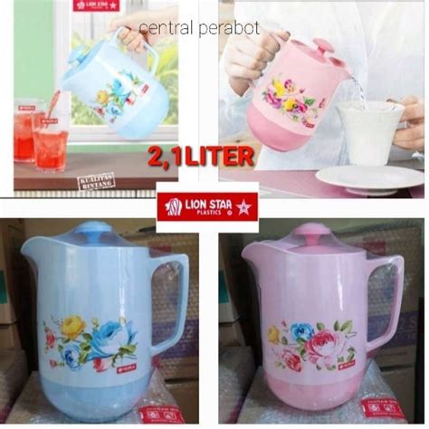 Jual Teko Lion Star Eskan Serbaguna Termos Water Jug 2 1 Liter Lion