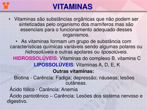 Vitaminas Sao Substancias Heterogeneas Que Auxiliam Em Atividades