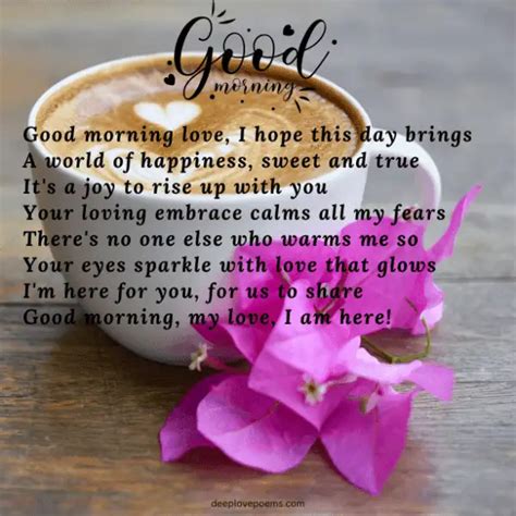 15 Good Morning Poem for Her - Deep Love Poems