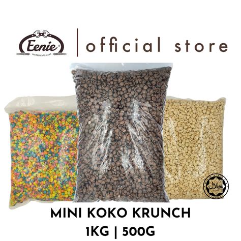 Mini Koko Krunch Chocolate Mini Rainbow Crunch White Crunch Coco