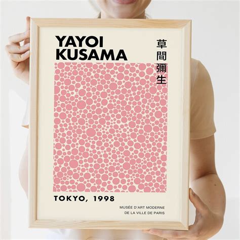 Yayoi Kusama Poster Yayoi Kusama Print Exhibition Poster Etsy