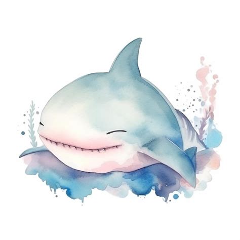 Premium Photo | A shark with a smile on his face.