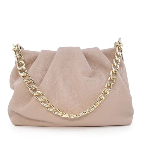 Luca di Gioia Poșetă tip satchel Luca di Gioia nude din piele 245posp23017nu poseta nude femei