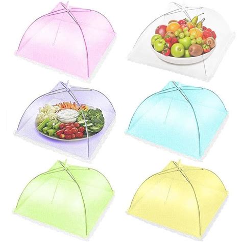 Cloche Alimentaire Pliable Pack Anti Insectes Aliments Tente Anti