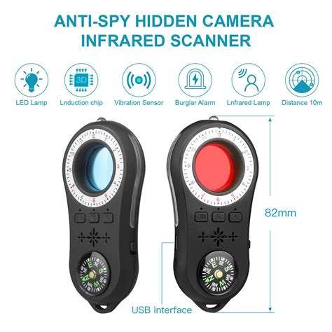 Portable Mini LED Hide Camera Detector Anti-Candid... – Vicedeal