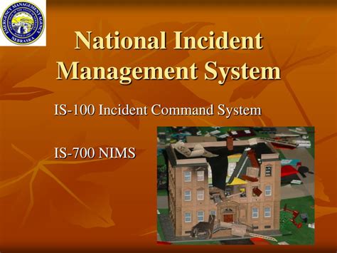 Ppt National Incident Management System Powerpoint Presentation Free