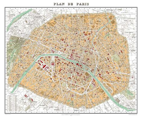 plan de paris hachette  rocbo picryl public domain media