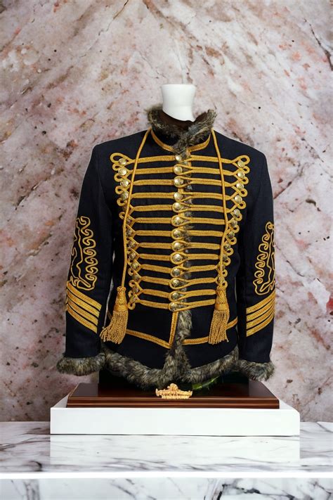 Veste De Hussard Napoléonien Homme Tunique Pelisse Jimi Hendrix Veste Uniforme Militaire Veste