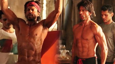 Shah Rukh Khan 8 Pack Abs Are Real Watch Uncensored Workout Video