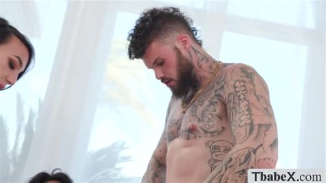 Lucky Guy Barebacks Two Horny Shemale Customers Ashemaletube