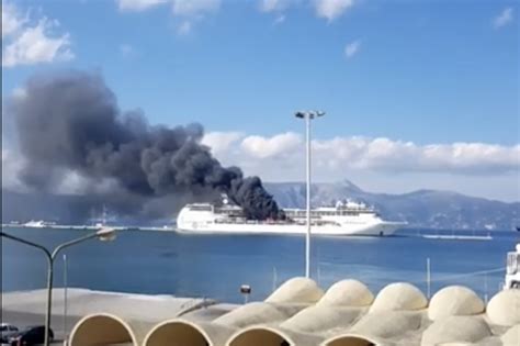 Cruise ship, the MSC Lirica, catches fire off the Greek coast – ABC7.News