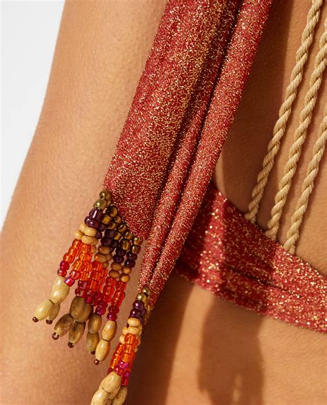 Damski Top Od Bikini Z Koralikami Del Maar Moliera