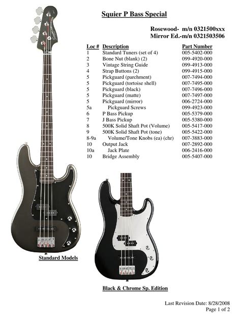 Squier P Bass Special Wiring Diagram Wiring Diagram