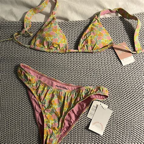 DIPPIN DAISY S BIKINI SET Brand New With Tags Depop