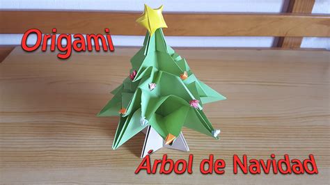 COMO HACER ARBOL DE NAVIDAD CON PAPEL PAPIROFLEXIA PASO A PASO