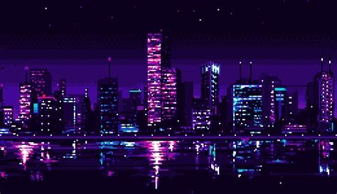 Animated City Background Gif Pixel Gif Gaming Background Gifs Bit ...