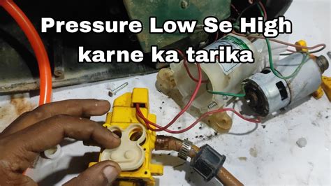 Pressure Low Se High Karne Ka Tarika Agriculture Spray Pump Motor Repair Youtube